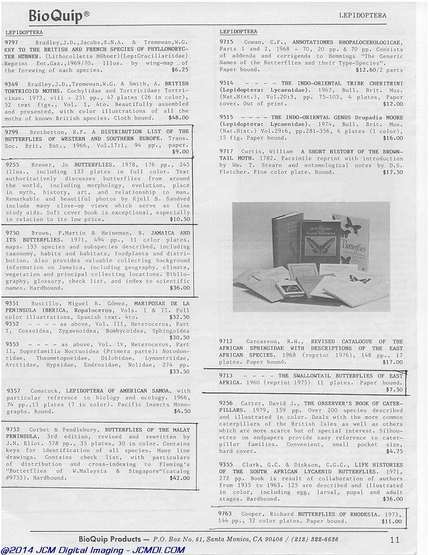 BioQuip 1981 BioQuip Catalog page scan